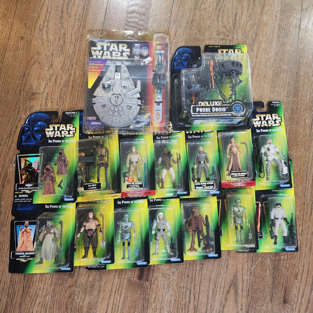 Kenner Star Wars‎ Power of the Force Action Figure Lot 16 pc NIB
